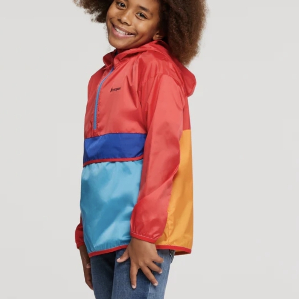 NWT Cotopaxi Kids Teca Windbreaker-Fireball